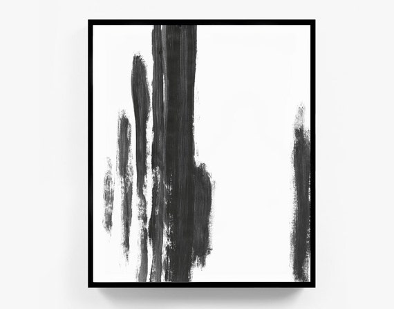 Minimalist Art Minimalist Wall Art Abstract Art Black and