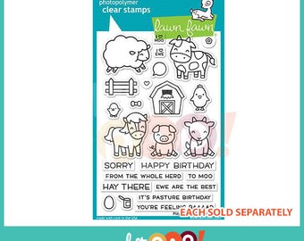Lawn Fawn Clear Stamp Set - Hay There