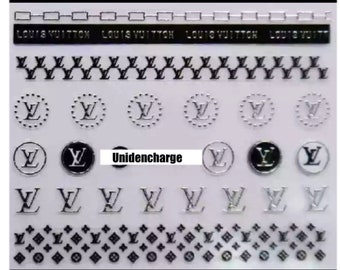 Nail Stickers Accessory 1 Sheet -Silver cc
