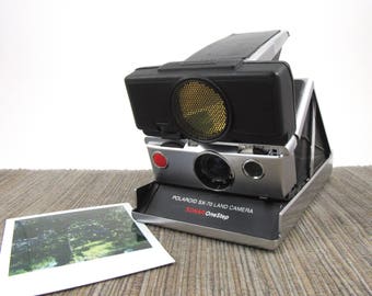Working Polaroid SX-70 Sonar Onestep Camera, Vintage Polaroid Camera, Tested 1970s Camera, Old Polaroid, Takes the Impossible Project Film