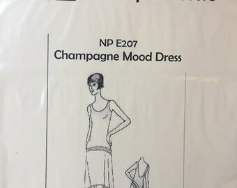Champagne Mood Dress - 1920s flapper dress pattern