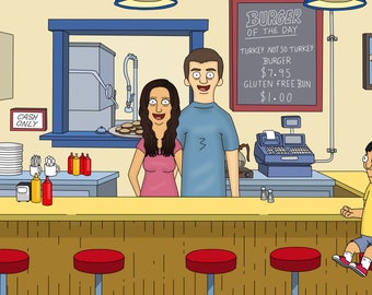 custom cartoon drawing