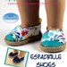 American Girl Espadrille Shoe Pattern for 18 inch Doll Pattern 2 Styles Summer Beach Casual Dolls shoes Appletotes & Co.
