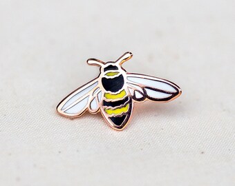 Honey Bee Enamel Pin - CHARITY Lapel Pin - Badge