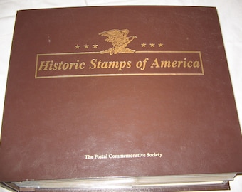 Historic Stamps Of America Completed Stamp Book