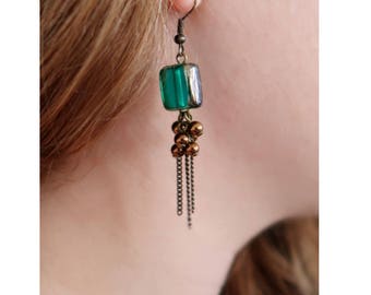 Copper Jellyfish earrings