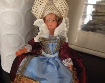Pont-Aven vintage Celluloid Doll 1940s