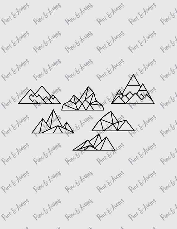 Free Free 57 Geometric Mountain Svg SVG PNG EPS DXF File