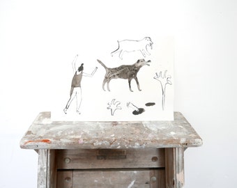 Faye Moorhouse Wonky Drawing Sale | Original Art