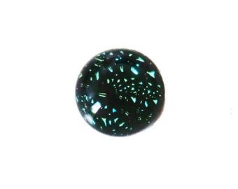 Handmade cabochon VerreDichroique 10mm.