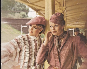 ON SALE Paton's Knitting Pattern No 586 Ladies Caressa (Vintage 1970s), Jumpers, Sweaters, Cardigans, Jackets