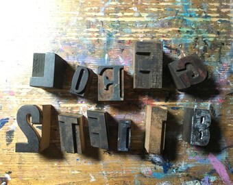 Antique/Vintage Wooden Type