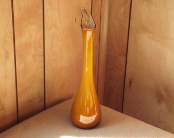 Vintage Handblown Glass Vase
