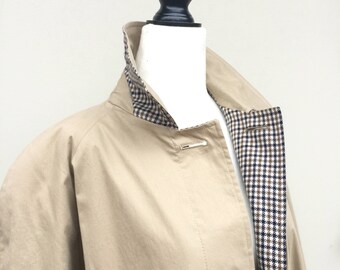 Vintage Aquascutum Reversible Swing Raincoat - NEW