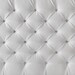 Upholstered white Tufted Backdrop - white headboard bed, leather, couch skin - Printed Fabric Photography Background G0520