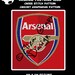 Arsenal Football Club logo CROSS STITCH Pattern, CROCHET Graphghan Blanket Pattern