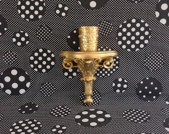 Shiny Shelf~Gold~Burwood~Gilded~Shelf~Wall~Gold Wall Decor~Gold Burwood~Vintage~Rococo~B10