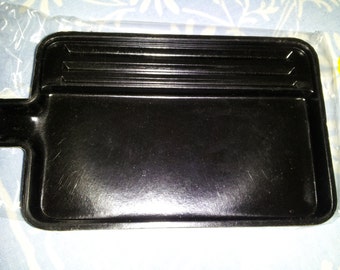 Bead sorting tray, melamine, black