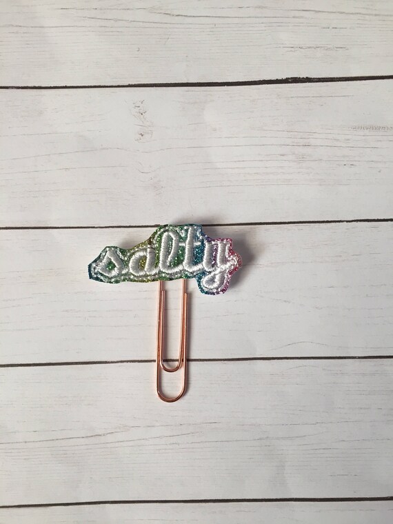 Salty Planner Clip/Planner Clip/Bookmark. Slang Planner Clip. Sassy Planner Clip. Word Planner Clip
