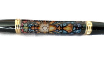 Stained Glass Design Sierra Style Pen