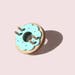 Donut Pom Maker - Blue Frost | wooden pom pom maker