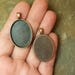 Pendant Tray, Bezel, Blanks, Settings, Cabochon, Copper, Oval, 22x30 mm