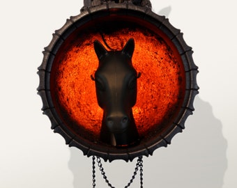 Wall lamp in farmhouse style