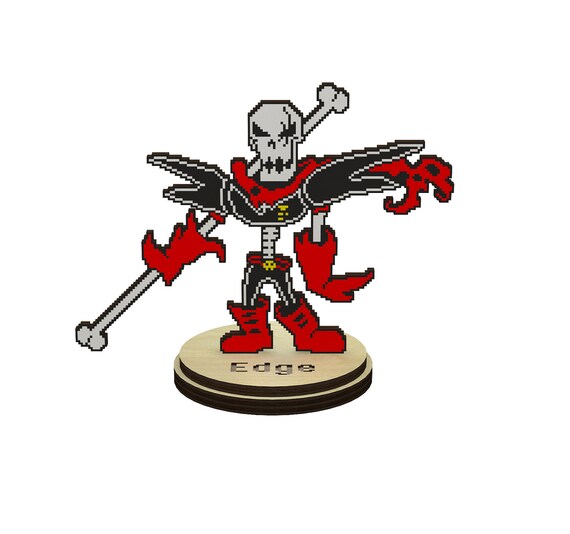 Undertale AU Underfell Edge Papyrus The Skeleton Collectible Undertale AU Underfell Edge Papyrus The Skeleton Collectible