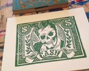 Mad Cash - Block Print