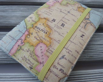 Word Map Passport holder, Passport cover, Passport wallet, Passport Case, Travel gift, Map passport sleeve, Gift for Traveler