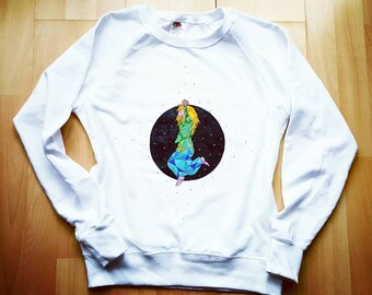 Hand painted sweatshirt: WitchiX