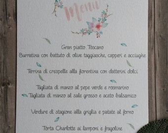 10 menu mod. Primavera