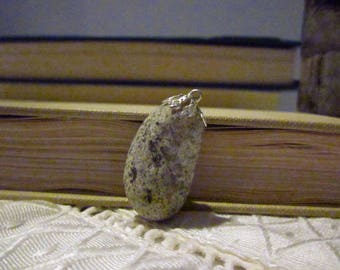 Tumbled Rock Pendant- Speckled
