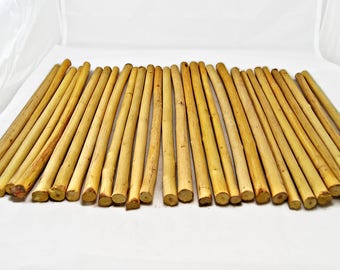 Craft sticks, 20 peeled branches, wood twigs, long natural sticks, rustic home decor, craft supplies, wood decor, floral twigs, decor sticks