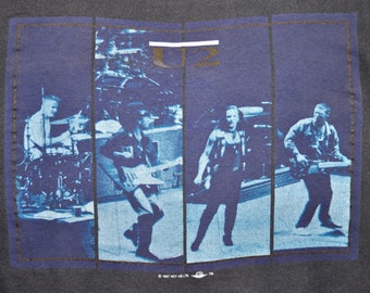 Vintage 80s 1987 U2 THE JOSHUA TREE Rock Concert Tour T Shirt Mens Small S Medium M Very Rare