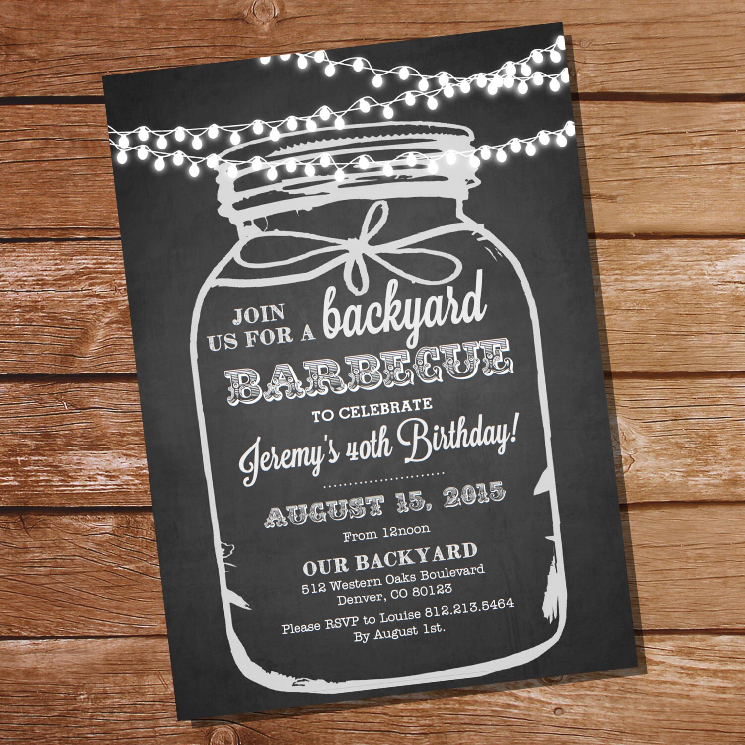chalkboard bbq birthday invitation chalkboard mason jar chalkboard invitations free