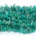 Russian amazonite stick beads - deep green amazonite spike beads for necklace - green beads for earrings - natural green stone beads -15inch