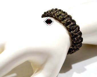 paracord survival bracelet veteran camo handmade in USA
