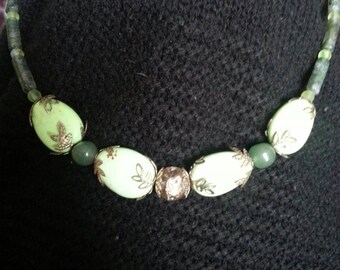 Handmade OOAK #76 beaded necklace