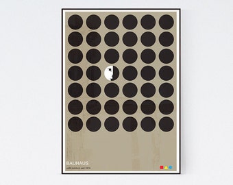 The Non-Conformists - Bauhaus Graphic Art Poster