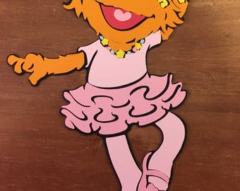 Zoe die cut from Sesame Street