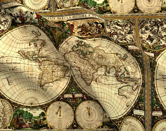 old world map fabric old world map by whimzwhirled old world map cartography vintage