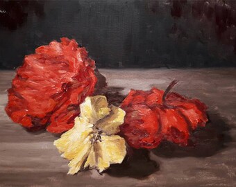 Original oil painting still life V