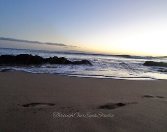 Footprints in the Maui Sand