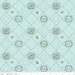 Tasha Noel - Country Girls - Birds Aqua By Riley Blake Designs Cotton Quilting Fabric by meter (1.1 yard)