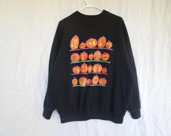 90s Jack O Lantern Pumpkin Halloween Sweatshirt