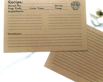 Thanksgiving Recipe Card Digital Download, Recipe Cards, Digital Downloads, Thanksgiving Recipes, Family Recipes, Moms Recipes