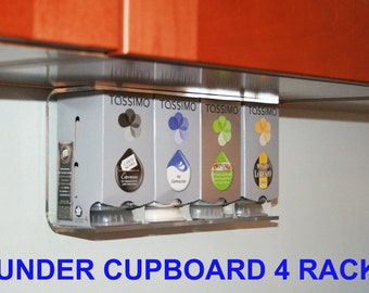 Tassimo 4 Box/32 Disk holder - UK Made - Perspex