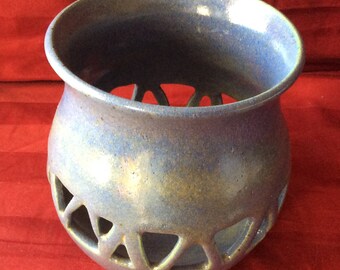 Blue Geometric luminary