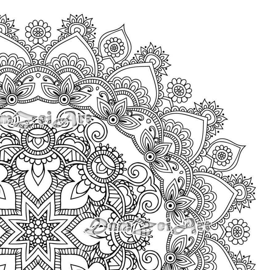 Download Mandala Coloring Pages Printable Pdf Blank Mandala Designs